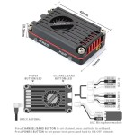 Hot Sale Rushfpv 5.8GHZ 2.5W 37CH VTX Smart Audio for Long Range 10km Drone VTX